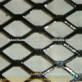 Black heavy duty expanded metal mesh (Factory)